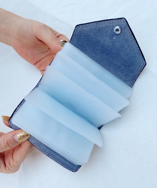 CLEA（クレア）の「多収納カードケース（カードケース・レディース・サックスブルー/ブラック/アイボリー/ダークブラウン/キャメル/ピンク・FREE）」の12枚目の写真