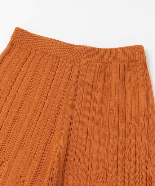 KBF(ケイビーエフ)の「針抜きニットパンツ(その他パンツ・レディース・ライトカーキ/ライトベージュ/オレンジ・ONE)」の16枚目の写真