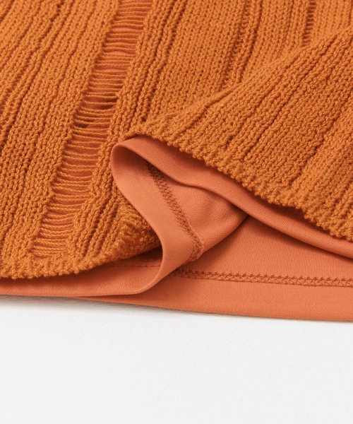 KBF(ケイビーエフ)の「針抜きニットパンツ(その他パンツ・レディース・ライトカーキ/ライトベージュ/オレンジ・ONE)」の20枚目の写真