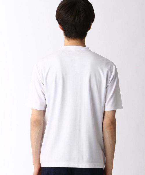 HIDEAWAYS NICOLE（ハイダウェイニコル）の「パネル切り替えTシャツ（Tシャツ/カットソー・メンズ・ホワイト/その他1/ネイビー/その他2/ブラック/その他3・X-LARGE/LARGE/MEDIUM）」の17枚目の写真