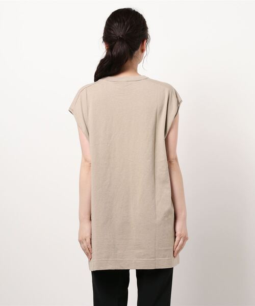 RAG MACHINE（ラグマシーン）の「【RAG MACHINE】フォトプリントノースリーブ（タンクトップ・レディース・ベージュ/ブラック/ホワイト・L/M）」の4枚目の写真