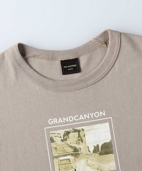 RAG MACHINE（ラグマシーン）の「【RAG MACHINE】フォトプリントノースリーブ（タンクトップ・レディース・ベージュ/ブラック/ホワイト・L/M）」の16枚目の写真