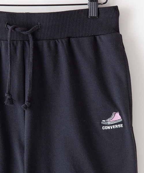 CONVERSE(コンバース)の「【CONVERSE/コンバース】ミニ裏毛ハーフパンツ ワンポイント刺繍ショーツ(その他パンツ・レディース・ブラック/スカイブルー/ライトグレー/杢グレー・LARGE/MEDIUM)」の10枚目の写真