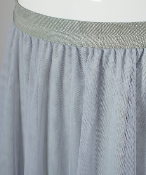 Futier land（フューティアランド）の「裾レースチュールスカート（スカート・レディース・アイボリー/ブラック/グレー・FREE）」の15枚目の写真