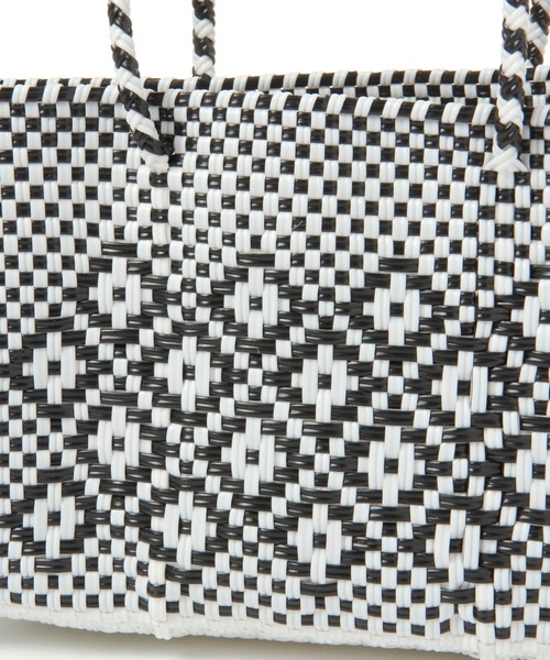 mysty woman(ミスティウーマン)の「【HANDMADE】メルカドバッグ 947063(かごバッグ・レディース・ブラック/オレンジ・FREE)」の6枚目の写真