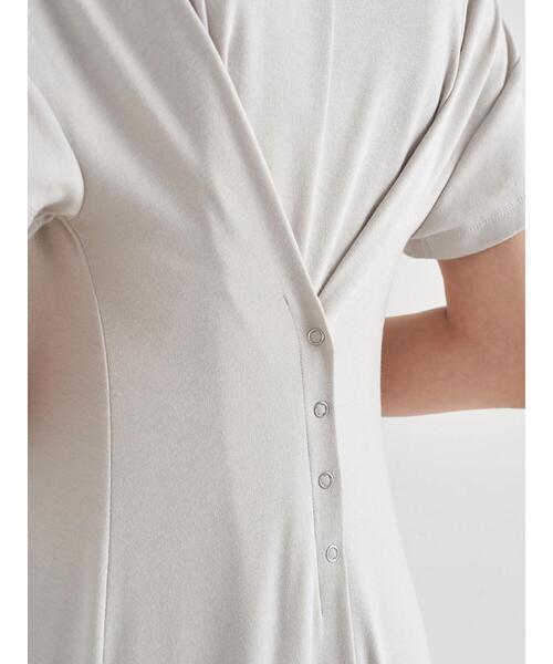 earth music&ecology（アースミュージックアンドエコロジー）の「2wayリングスナップワンピース ＊（ワンピース・レディース・ベージュ/ブルー/ホワイト系その他2・FREE）」の18枚目の写真