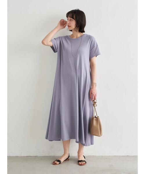 earth music&ecology（アースミュージックアンドエコロジー）の「2wayリングスナップワンピース ＊（ワンピース・レディース・ベージュ/ブルー/ホワイト系その他2・FREE）」の19枚目の写真