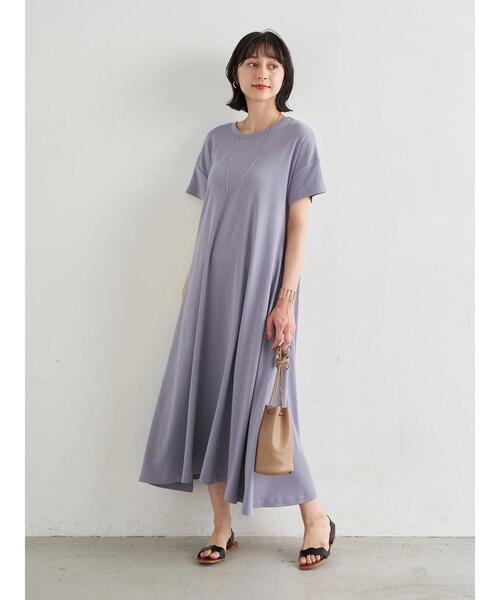 earth music&ecology（アースミュージックアンドエコロジー）の「2wayリングスナップワンピース ＊（ワンピース・レディース・ベージュ/ブルー/ホワイト系その他2・FREE）」の20枚目の写真