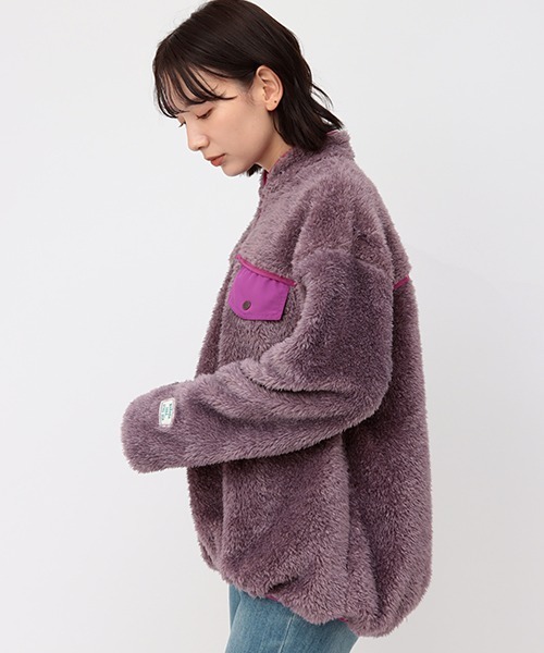 チチカカ(チチカカ)の「ティディフリースプルオーバー(その他トップス・レディース・ベージュ/パープル/ライム・FREE)」の21枚目の写真