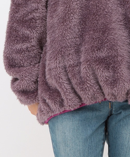 チチカカ(チチカカ)の「ティディフリースプルオーバー(その他トップス・レディース・ベージュ/パープル/ライム・FREE)」の5枚目の写真