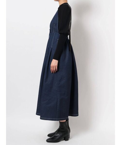 dazzlin（ダズリン）の「Vネックフレアステッチジャンスカ（ジャンパー