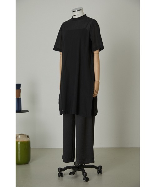 RIM.ARK（リムアーク）の「Sheer fabric long set up（パンツ