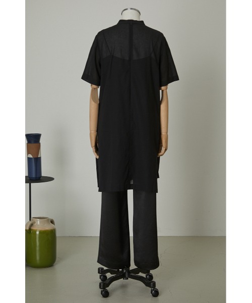 RIM.ARK（リムアーク）の「Sheer fabric long set up（パンツ