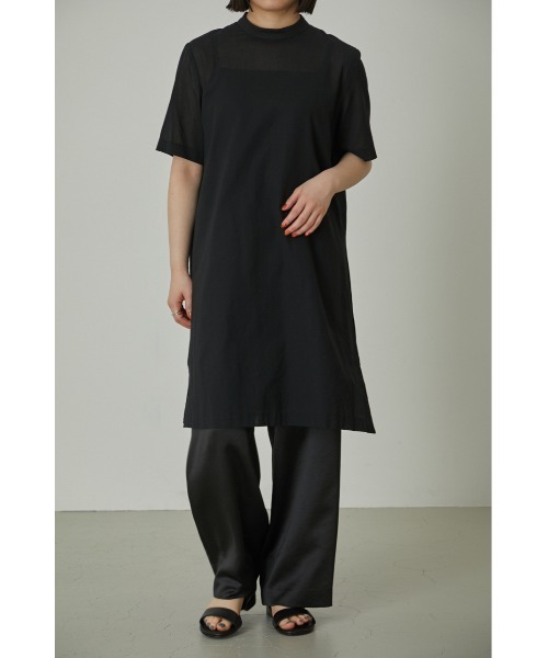 RIM.ARK（リムアーク）の「Sheer fabric long set up（パンツ