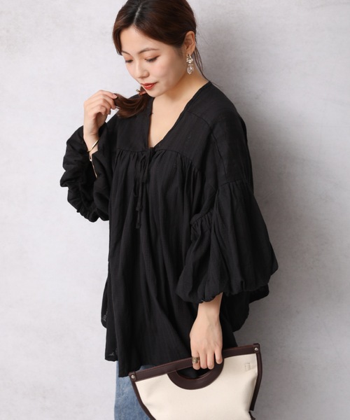 セール】袖ボリュームスモックブラウス【ZOZO限定アイテム】（シャツ