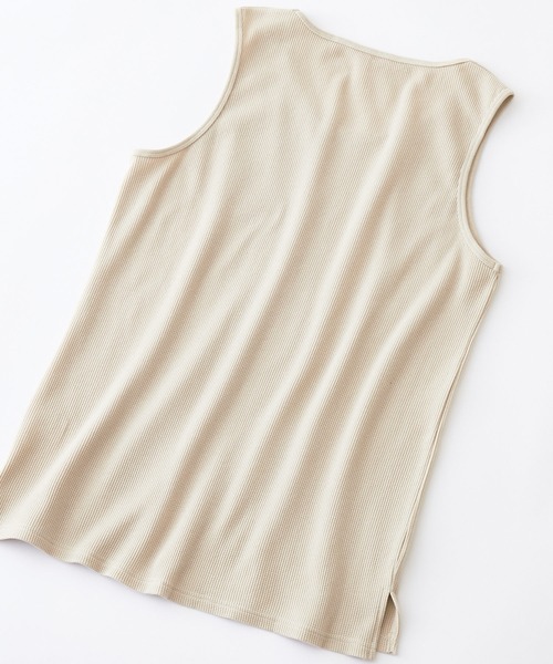 Anchor Smith（アンカー スミス）の「ワッフル レイヤード オーバーロングタンクトップ（タンクトップ・メンズ・パープル系その他/カーキ/チャコール/ベージュ/ブラック/グリーン系その他/ヘザーグレー/ブルー系その他/アイボリー/ネイビー・L/M/S）」の13枚目の写真