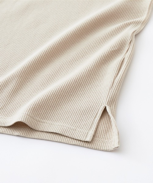 Anchor Smith（アンカー スミス）の「ワッフル レイヤード オーバーロングタンクトップ（タンクトップ・メンズ・パープル系その他/カーキ/チャコール/ベージュ/ブラック/グリーン系その他/ヘザーグレー/ブルー系その他/アイボリー/ネイビー・L/M/S）」の12枚目の写真