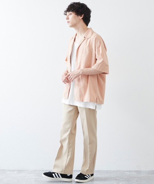 Anchor Smith（アンカー スミス）の「ワッフル レイヤード オーバーロングタンクトップ（タンクトップ・メンズ・パープル系その他/カーキ/チャコール/ベージュ/ブラック/グリーン系その他/ヘザーグレー/ブルー系その他/アイボリー/ネイビー・L/M/S）」の18枚目の写真