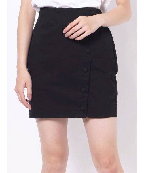 GYDA（ジェイダ）の「オープンスリットスカートライクショーパン（スカート・レディース・ブラック/オリーブ・FREE）」の20枚目の写真