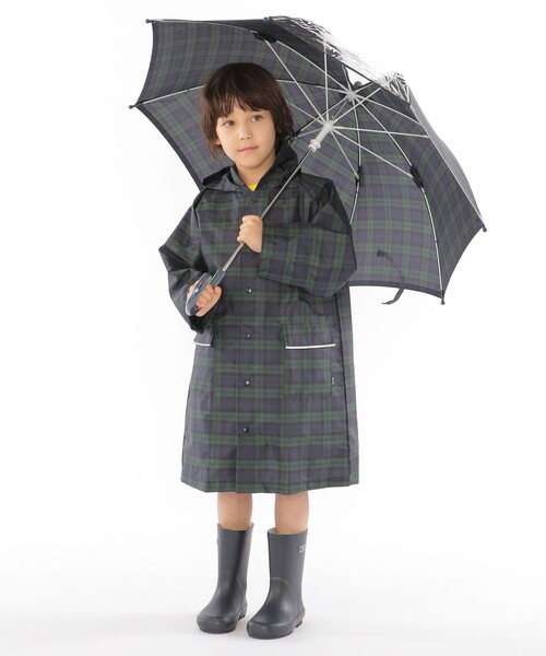 SHIPS(シップス)の「SHIPS KIDS:<一面透明仕様>長傘(長傘・キッズ・ネイビー/グリーン・LARGE/MEDIUM)」の9枚目の写真