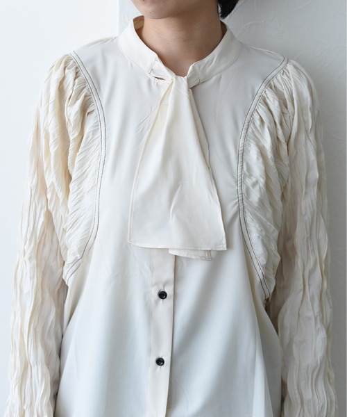 Eimiee Law エイミーロウ　プリーツワッシャースリーブドルマンTOPS Eimee Law（エイミーロウ）の「プリーツワッシャースリーブ