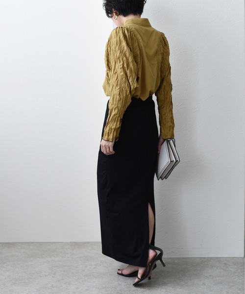 Eimiee Law エイミーロウ　プリーツワッシャースリーブドルマンTOPS Eimee Law（エイミーロウ）の「プリーツワッシャースリーブ