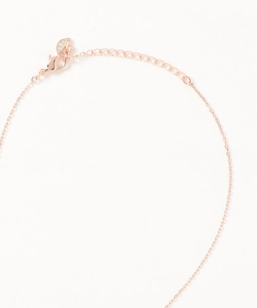 SWAROVSKI（スワロフスキー）の「【公式】【スワロフスキー】Stilla Attract ネックレス, スクエア・カット, ホワイト, ローズゴールドトーン・プレーティング（ネックレス・レディース・ゴールド系・ONE SIZE]）」の5枚目の写真