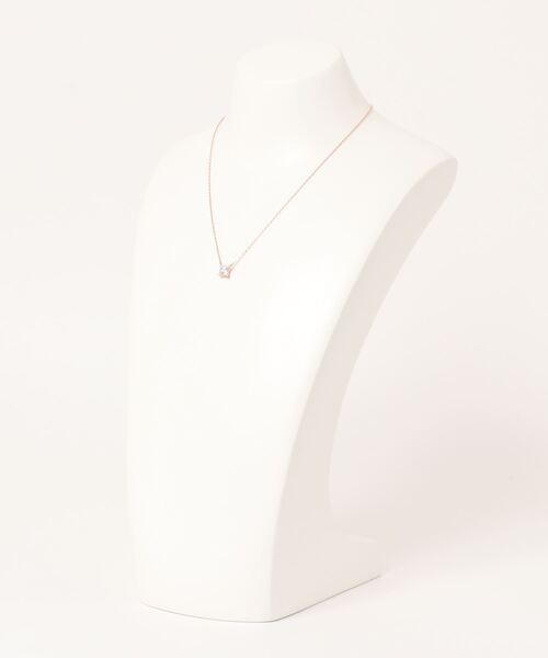 SWAROVSKI（スワロフスキー）の「【公式】【スワロフスキー】Stilla Attract ネックレス, スクエア・カット, ホワイト, ローズゴールドトーン・プレーティング（ネックレス・レディース・ゴールド系・ONE SIZE]）」の2枚目の写真