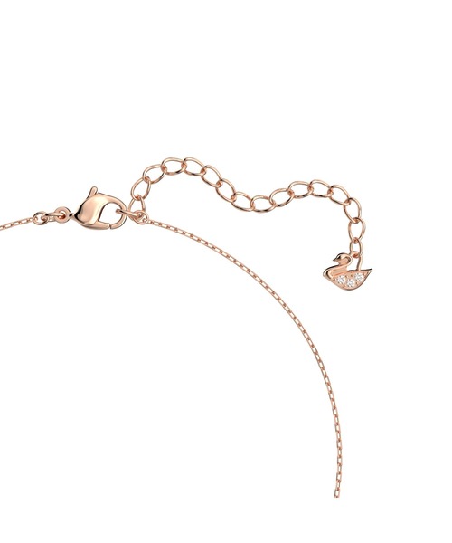 SWAROVSKI（スワロフスキー）の「【公式】【スワロフスキー】Stilla Attract ネックレス, スクエア・カット, ホワイト, ローズゴールドトーン・プレーティング（ネックレス・レディース・ゴールド系・ONE SIZE]）」の10枚目の写真