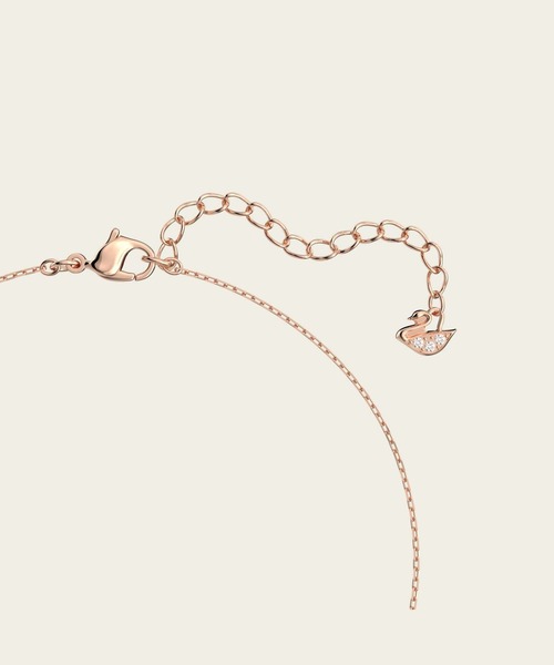 SWAROVSKI（スワロフスキー）の「【公式】【スワロフスキー】Stilla Attract ネックレス, スクエア・カット, ホワイト, ローズゴールドトーン・プレーティング（ネックレス・レディース・ゴールド系・ONE SIZE]）」の18枚目の写真