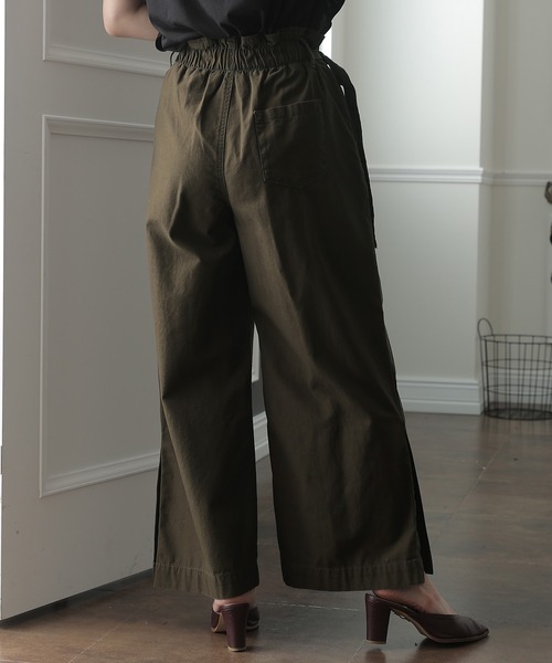ElegChic(エレグシック)の「裾ベンツハイウエストワイドパンツ(その他パンツ・レディース・ブラック/カーキ/ベージュ・4L/L/XXL/XL/M)」の14枚目の写真