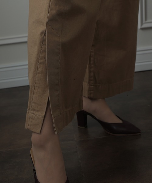 ElegChic(エレグシック)の「裾ベンツハイウエストワイドパンツ(その他パンツ・レディース・ブラック/カーキ/ベージュ・4L/L/XXL/XL/M)」の19枚目の写真