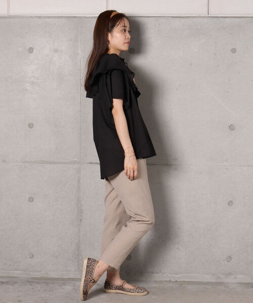 fredy repit（フレディレピ）の「【WEB限定】ボリュームフリルブラウス（シャツ/ブラウス・レディース・ブラック/ブラック系その他3/ブルー・38）」の12枚目の写真