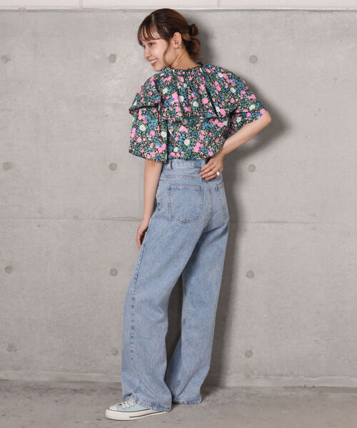 fredy repit（フレディレピ）の「【WEB限定】ボリュームフリルブラウス（シャツ/ブラウス・レディース・ブラック/ブラック系その他3/ブルー・38）」の20枚目の写真