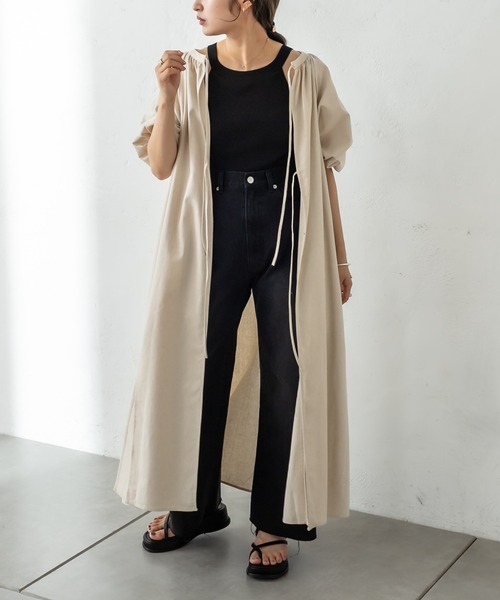 mystic（ミスティック）の「バックリボンワンピース（ワンピース・レディース・アイボリー/グレー・FREE）」の19枚目の写真