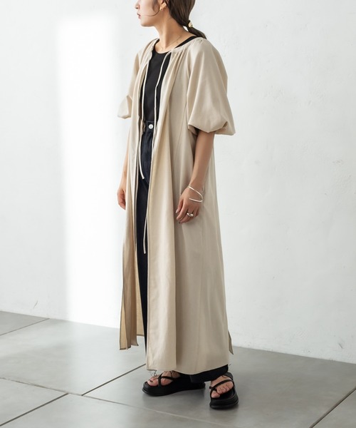 mystic（ミスティック）の「バックリボンワンピース（ワンピース・レディース・アイボリー/グレー・FREE）」の6枚目の写真