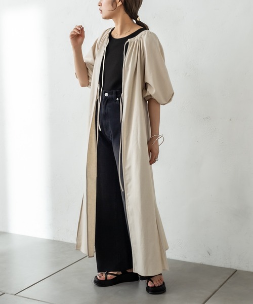 mystic（ミスティック）の「バックリボンワンピース（ワンピース・レディース・アイボリー/グレー・FREE）」の17枚目の写真