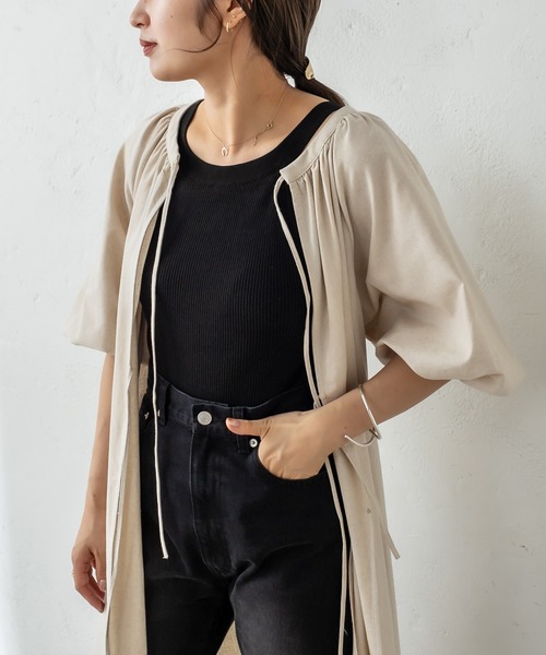 mystic（ミスティック）の「バックリボンワンピース（ワンピース・レディース・アイボリー/グレー・FREE）」の22枚目の写真