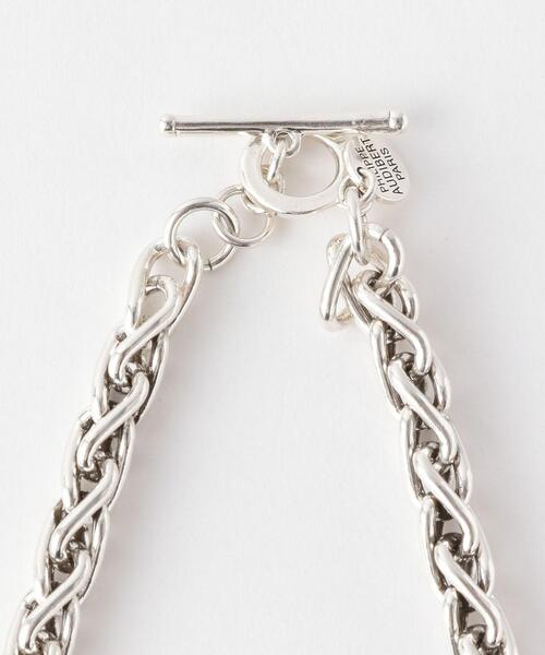 PHILIPPE AUDIBERT（フィリップ オーディベール）の「【別注】＜PHILIPPE AUDIBERT（フィリップオーディベール）＞JULIEチェーン ネックレス（ネックレス・レディース・シルバー・FREE）」の2枚目の写真