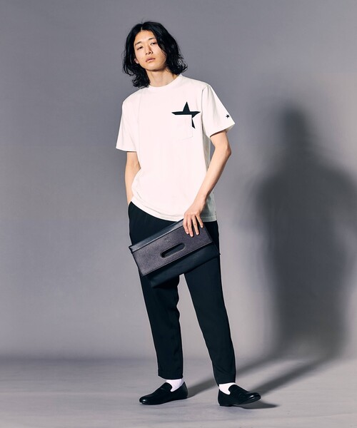 tk.TAKEO KIKUCHI(ティーケータケオキクチ)の「【WEB限定】レザー調クラッチバッグ(クラッチバッグ・レディース・ブラック/ネイビー/ブラック系5/ベージュ系/ブラック系・00)」の15枚目の写真