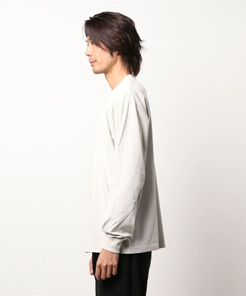 LOS ANGELES APPAREL(ロサンゼルスアパレル)の「【W】【it】【LOS ANGELES APPAREL】LA APPAREL 6.5oz GARMENT DYED CREW L/S TEE - 6.5オンス ガーメントダイ クルーネックTシャツ長袖(Tシャツ/カットソー・メンズ・ホワイト/ブラック/グレー/ゴールド/グリーン/オレンジ/ブルー・X-LARGE/LARGE/MEDIUM/SMALL/XX-LARGE)」の14枚目の写真