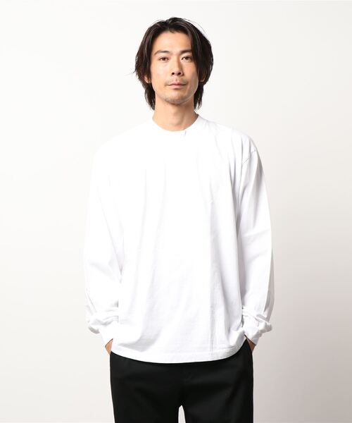 LOS ANGELES APPAREL(ロサンゼルスアパレル)の「【W】【it】【LOS ANGELES APPAREL】LA APPAREL 6.5oz GARMENT DYED CREW L/S TEE - 6.5オンス ガーメントダイ クルーネックTシャツ長袖(Tシャツ/カットソー・メンズ・ホワイト/ブラック/グレー/ゴールド/グリーン/オレンジ/ブルー・X-LARGE/LARGE/MEDIUM/SMALL/XX-LARGE)」の17枚目の写真