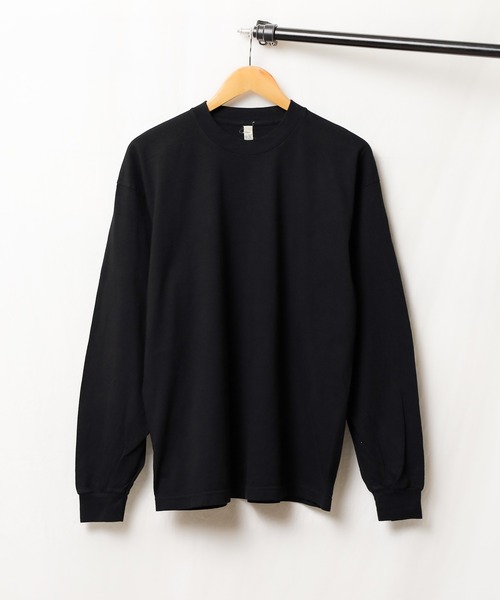 LOS ANGELES APPAREL(ロサンゼルスアパレル)の「【W】【it】【LOS ANGELES APPAREL】LA APPAREL 6.5oz GARMENT DYED CREW L/S TEE - 6.5オンス ガーメントダイ クルーネックTシャツ長袖(Tシャツ/カットソー・メンズ・ホワイト/ブラック/グレー/ゴールド/グリーン/オレンジ/ブルー・X-LARGE/LARGE/MEDIUM/SMALL/XX-LARGE)」の8枚目の写真