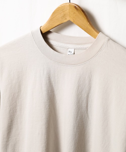 LOS ANGELES APPAREL(ロサンゼルスアパレル)の「【W】【it】【LOS ANGELES APPAREL】LA APPAREL 6.5oz GARMENT DYED CREW L/S TEE - 6.5オンス ガーメントダイ クルーネックTシャツ長袖(Tシャツ/カットソー・メンズ・ホワイト/ブラック/グレー/ゴールド/グリーン/オレンジ/ブルー・X-LARGE/LARGE/MEDIUM/SMALL/XX-LARGE)」の12枚目の写真