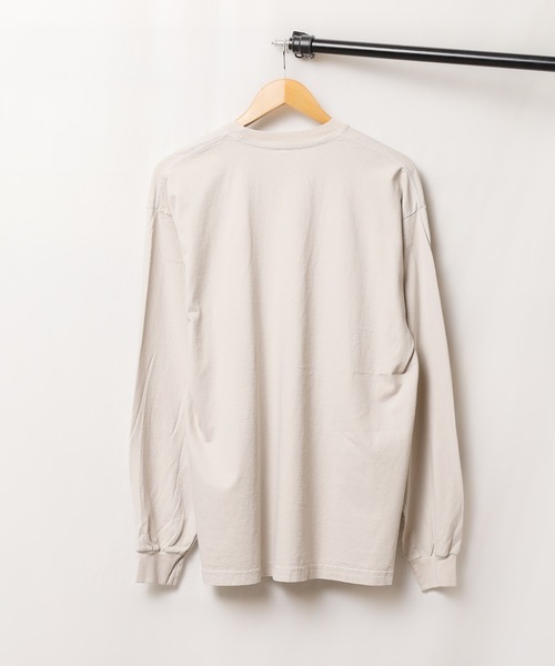 LOS ANGELES APPAREL(ロサンゼルスアパレル)の「【W】【it】【LOS ANGELES APPAREL】LA APPAREL 6.5oz GARMENT DYED CREW L/S TEE - 6.5オンス ガーメントダイ クルーネックTシャツ長袖(Tシャツ/カットソー・メンズ・ホワイト/ブラック/グレー/ゴールド/グリーン/オレンジ/ブルー・X-LARGE/LARGE/MEDIUM/SMALL/XX-LARGE)」の11枚目の写真
