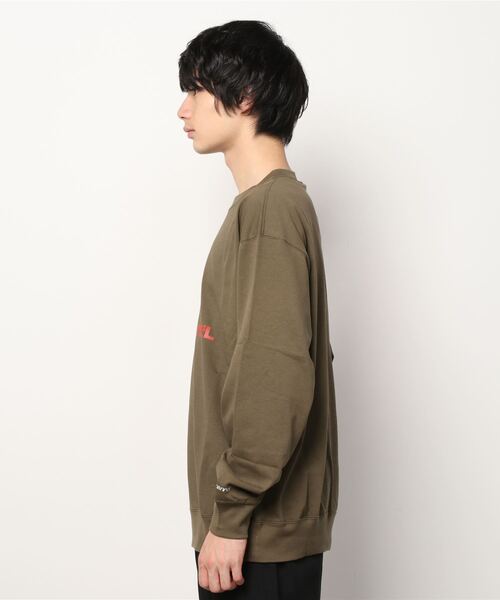 Back Channel（バックチャンネル）の「LIGHT CREW SWEAT（スウェット・メンズ・ブラック/イエロー/オリーブドラブ・MEDIUM/LARGE/X-LARGE/XX-LARGE）」の13枚目の写真