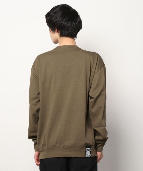 Back Channel（バックチャンネル）の「LIGHT CREW SWEAT（スウェット・メンズ・ブラック/イエロー/オリーブドラブ・MEDIUM/LARGE/X-LARGE/XX-LARGE）」の11枚目の写真