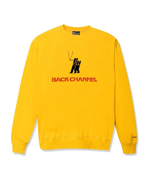 Back Channel（バックチャンネル）の「LIGHT CREW SWEAT（スウェット・メンズ・ブラック/イエロー/オリーブドラブ・MEDIUM/LARGE/X-LARGE/XX-LARGE）」の4枚目の写真