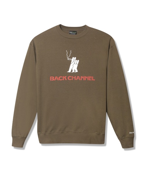 Back Channel（バックチャンネル）の「LIGHT CREW SWEAT（スウェット・メンズ・ブラック/イエロー/オリーブドラブ・MEDIUM/LARGE/X-LARGE/XX-LARGE）」の8枚目の写真