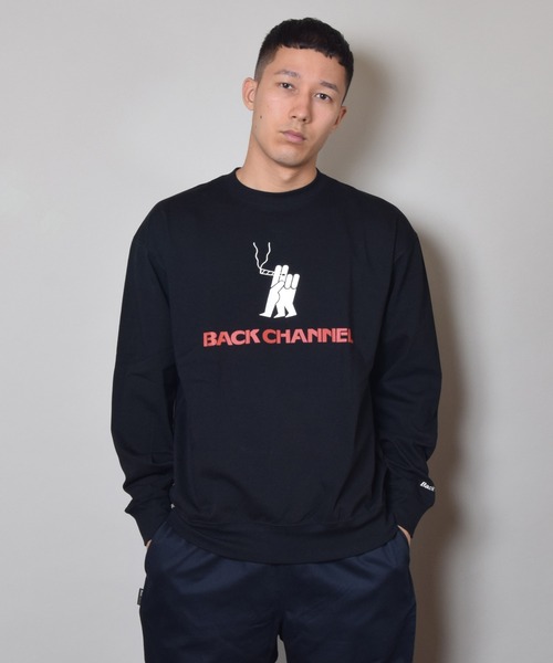 Back Channel（バックチャンネル）の「LIGHT CREW SWEAT（スウェット・メンズ・ブラック/イエロー/オリーブドラブ・MEDIUM/LARGE/X-LARGE/XX-LARGE）」の14枚目の写真